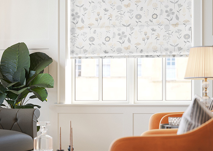 Floral Whimsy, Autumn - Twist&Fit Roman Blind - Image 5